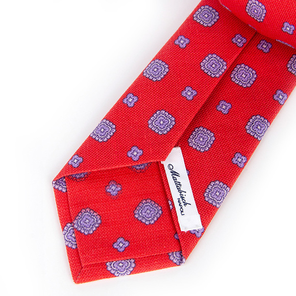 MATTABISCH BLUE, RED PAISLEY TIE | MENS - Picture 3 of 3